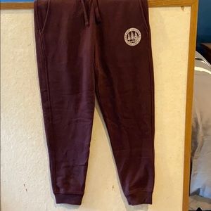 Maroon old navy joggers